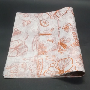 Papier d'emballage pour sandwichs anti-graisse, papier d'emballage alimentaire personnalisé pour hot-dogs - Product Image 1
