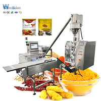 Machine d'emballage automatique multifonctionnelle Weeshine WPV160S pour sachets de poudre de curry, de piment et d'épices 20-80