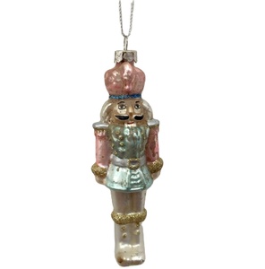 Pendentifs Soldat <span class=keywords><strong>Casse</strong></span>-Noisette en Verre Multicolores 15cm pour Décoration de Noël, Fêtes et Nouvel An - Product Image 2