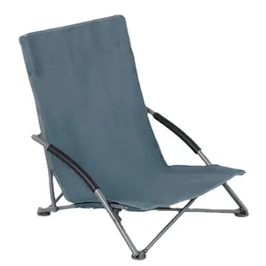 Outdoor Camping Beach Chair Cadeira De Acampamento Leve Cadeira Dobrável Pesca Portátil Low Sit