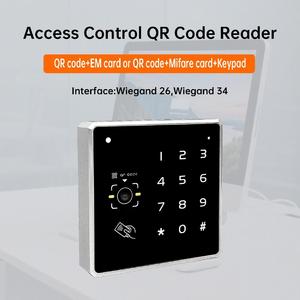 Lector de Tarjetas de Control de Acceso para Seguridad de Puertas, Lector de Códigos QR y <span class=keywords><strong>RFID</strong></span> de Metal - Product Image 2