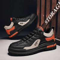Chaussures Homme 2026 Automne/Hiver Nouvelle Collection Tendance Nationale Polyvalente Semelle Extérieure en Caoutchouc Respirante Imperméable à Lacets Décontractées