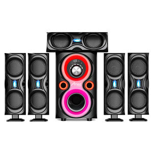 Sistema de cine en casa 5,1, altavoz inalámbrico con Bluetooth, PARA karaoke, fiesta, con micrófono, novedad - Product Image 2