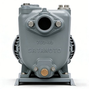 Pompe auto-amorçante Satanoto 760-49, 1 CV, moteur électrique triphasé, raccord à bride, sortie 1 pouce - Product Image 1