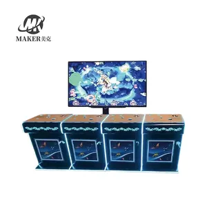 47 Inch 4P Coin Operated Table Fish Machine Games Cabinet