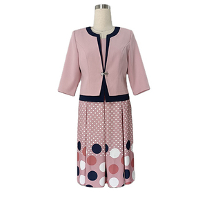 Vestidos Elegantes de Oficina para Mujer, Tallas Grandes, Última Moda, para Mujeres Turcas, Vestido de Dos Piezas, Vestido de Iglesia - Product Image 4