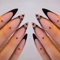 Commande en gros de faux ongles stiletto à presser, faits à la main en acrylique, pour les distributeurs de produits pour ongles