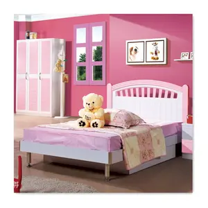 أطقم غرف نوم أطفال جميلة حديثة مصنوعة من خشب الكرز مصنوعة من المصنع الرخيص لغرفة النوم