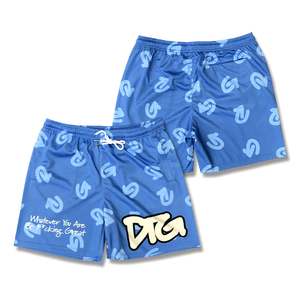 Short de basketball streetwear décontracté vintage en polyester avec poche pour homme - Product Image 2