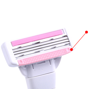 Maquinilla De Afeitar De Triple hoja para mujer, maquinilla De Afeitar con cabezal reemplazable y banda lubricante - Product Image 3
