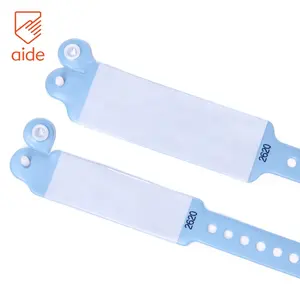 Pvc Hospital Wristband Disposable Writable Plastic Hospital PVC Vinyl Medical Wristbands For Mother And New Born Baby