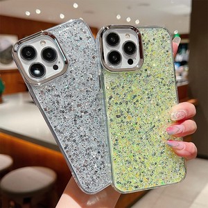 Funda de lujo Bling Epoxy Gradation Glitter Resin <span class=keywords><strong>para</strong></span> teléfono móvil <span class=keywords><strong>para</strong></span> <span class=keywords><strong>iPhone</strong></span> 11 12 13 14 15 16 Pro Max Woman Funda protectora a prueba de golpes - Product Image 2