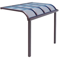 Toldo de aluminio para exteriores resistente a los impactos climáticos para la formación de casas, toldo, ventanas, madera tratada a presión, naturaleza
