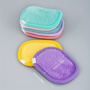 Disques de coton réutilisables écologiques pour le démaquillage du visage, en sachet OPP, pour le soin de la peau, coton biologique, tampon <span class=keywords><strong>démaquillant</strong></span> - Product Image 5