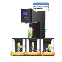 Machine de scellage de canettes semi-automatique personnalisable pour usage commercial dans les magasins de thé au lait et la bière