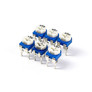 10 pièces/lot Potentiomètre Trimpot RM-065 ohm, résistance variable RM065 100 200 500 1K 2K 5K 10K 20K 50K 100K 200K 500K 1M - Product Image 1