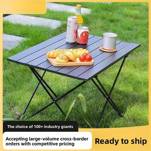 Mesa Plegable Portátil <span class=keywords><strong>Wen</strong></span> <span class=keywords><strong>Yan</strong></span> Tipo Caja de Huevos, Mesa Rectangular con Marco en X para Picnic, Camping, Viajes y Comedor al Aire Libre - Product Image 5