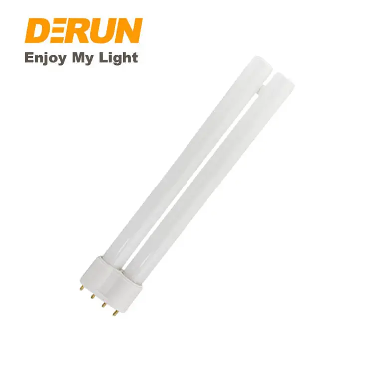 18W 24W 36W 55W Vidro 2G11PL-L H U Forma Tubo Fluorescente 4 pinos Plug-in Lâmpadas de Poupança de Energia, CFL-PLL