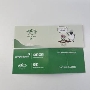 Usine en gros de haute qualité plié carte carte papier imprimé - Product Image 2