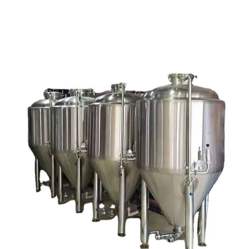 Tanque de fermentación de cerveza personalizado, contenedor de acero inoxidable de alta calidad, cultivo microbiano, tanque frío y caliente