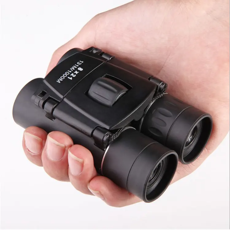 8 × 21 Compact Zoom Binoculars Long Range 1000m Folding HD Powerful Mini Telescope BAK4 FMC Optics Hunting Sports Camping