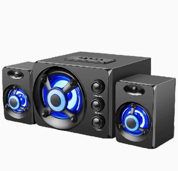 LED Computer Combination Speakers USB Wired Wireless Bluetooths Audio System Home Theater Surround SoundBar for PC TV