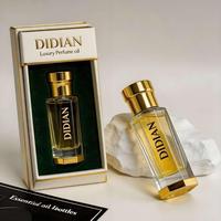 Botol Parfum Mini Arab dan Kotak Hadiah Kosong dengan Cetak UV Logo Kustom Bentuk Oktagon untuk Kemasan Minyak Atar Esensial 1ml 3ml 6ml 12ml
