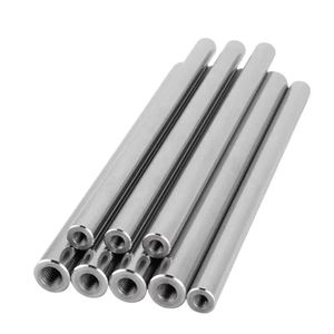 2PC trục quang với chủ đề hai đầu của m3/M5/m6/m8 chủ đề lỗ sâu 8-16mm tuyến tính trục od6/10/12/16/20mm Length100-550mm - Product Image 4