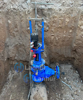 Vanne à opercule à tige non montante DIN3352 F4 DN200 PN16 en fonte ductile pour système de distribution d'eau