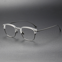 Montures de lunettes de vue Lynx New Designer, titane et acétate, lunettes optiques pour ordinateur, pour hommes et femmes
