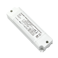 Transformador LED de Corriente Constante ELV Atenuable por Triac EUCHIPS EUP30T-1HMC-0 de 30W, 220V-240V CA, 9-42V CC, IP20, Certificado CE/CCC, 3 Años de Garantía