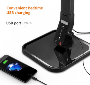 Có Thể Gập Lại Mắt Chăm Sóc Học Sinh <span class=keywords><strong>Led</strong></span> Bảng Đèn Bàn Đọc Sách Đèn Có Thể Điều Chỉnh Độ Sáng Không Nhấp Nháy Với Cổng Usb - Product Image 4