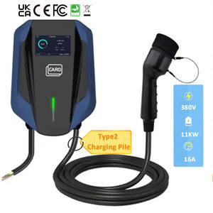 Nuevas Estaciones de Carga de Pared de 7KW 16A Tipo 2 Tipo 1 GBT con Cable de 5m, Estación de Carga Rápida para Vehículos Eléctricos - Product Image 1