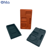 Boîte d'emballage intérieure ovale en pulpe biodégradable et écologique sur mesure pour cadeaux et électronique – Boîte en pulpe de papier moulée