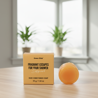 Savon revitalisant solide naturel pour cheveux, marque privée, pour nettoyer et hydrater les cheveux