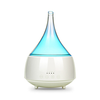 Diffuseur d'huiles essentielles professionnel pour la maison, 300 ml, 16 lumières changeantes de couleur, minuterie intelligente, bouton tactile, brume fraîche