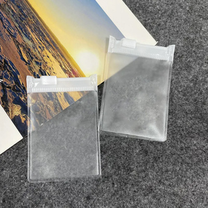 ถุงสุญญากาศพีวีซีพิมพ์โลโก้ตามสั่ง พิมพ์สกรีน ขนาดเล็ก แบบฝ้า มีซิป รีไซเคิลได้ สำหรับบรรจุภัณฑ์เครื่องประดับ มีตัวเลือกสีตามสั่ง ฟรี - Product Image 4