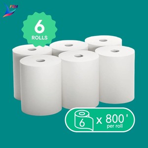 กระดาษเช็ดมือแบบม้วนใหญ่สำหรับครัวเชิงพาณิชย์ 800 ฟุตต่อม้วน ซึมซับได้ดี เหมาะสำหรับห้องน้ำที่มีการใช้งานหนัก - Product Image 4