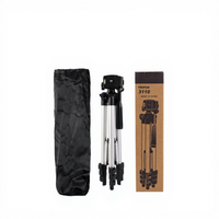 Trépied en alliage d'aluminium pour appareil photo reflex numérique, hauteur 1020 mm, charge utile 3 kg, montage à vis 1/4 pouce, équipement photo portable de voyage