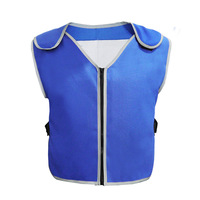 Sommer-Kühlweste in Übergröße aus Polyester/Baumwolle mit Kühlpacks für Wärmelinderung und Kühleffekt