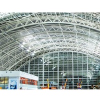 Estructura de Acero de Gran Envergadura para Techos de Edificios de Aeropuertos, Estructura de Armadura Espacial Personalizable