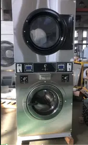 Mesin cuci koin penjual Laundry komersial dan kapasitas pengering 25kg dengan fungsi pengeringan harga terbaik