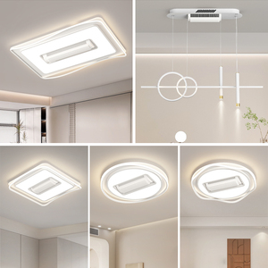 Ventilatore da Soffitto LED Moderno con Luce per Hotel, Camera da Letto, Soggiorno, Studio, Ufficio Domestico, Lampada da Soffitto Silenziosa Senza Pale con Ventilatore Integrato - Product Image 2