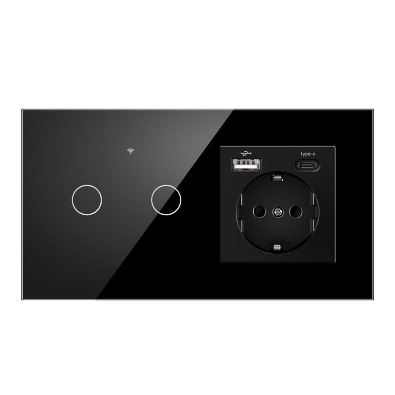 157wifi deux ouvertures allemand A C verre noir