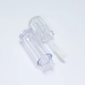 Nuevo en Stock: Envase Transparente Redondo de 8ML/7ML para Brillo Labial, Tubo Vacío con Aplicador de Brocha Grande, Botella de Plástico para Brillo Labial Sin Logotipo - Product Image 2