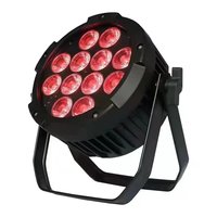 GBR-BP1215IP 12x15W RGBWA UV 6en1 Par Light IP65, Luz LED Par para DJ y Escenario, Resistente al Agua con Batería
