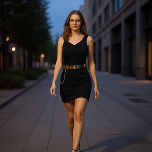 Cintura ad Anello in Ferro Angelina 3,5 Cm, Catena Metallica, Accessorio Moda Donna - Product Image 3