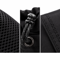 Sac à ballons en maille Aiju durable, écologique et léger, design football, grande capacité, avec cordon de serrage, pour le rangement des ballons de football
