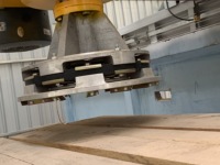Nouvelle polisseuse automatique de pont QDM-1200 pour le polissage de la pierre de granit et de marbre avec abrasif Fickert