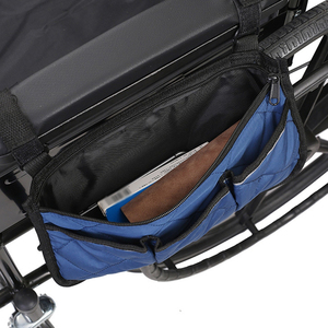 Sac latéral en tissu non tissé pour fauteuil roulant et chaise de plage, avec bande réfléchissante, pour équipement mobile mural à roulettes - Product Image 3